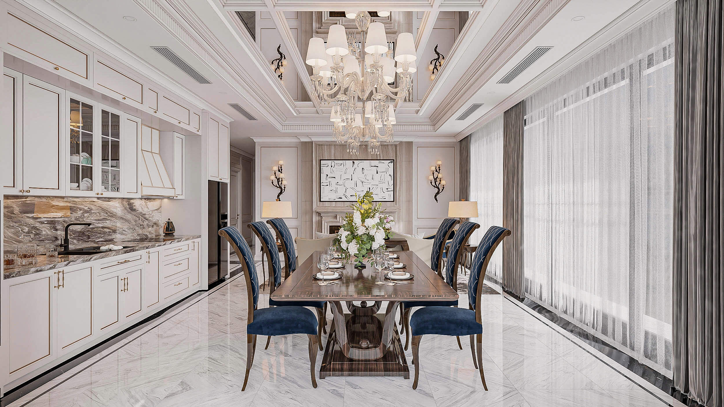 Nội thất căn hộ Noble West Lake Ha Noi Ciputra