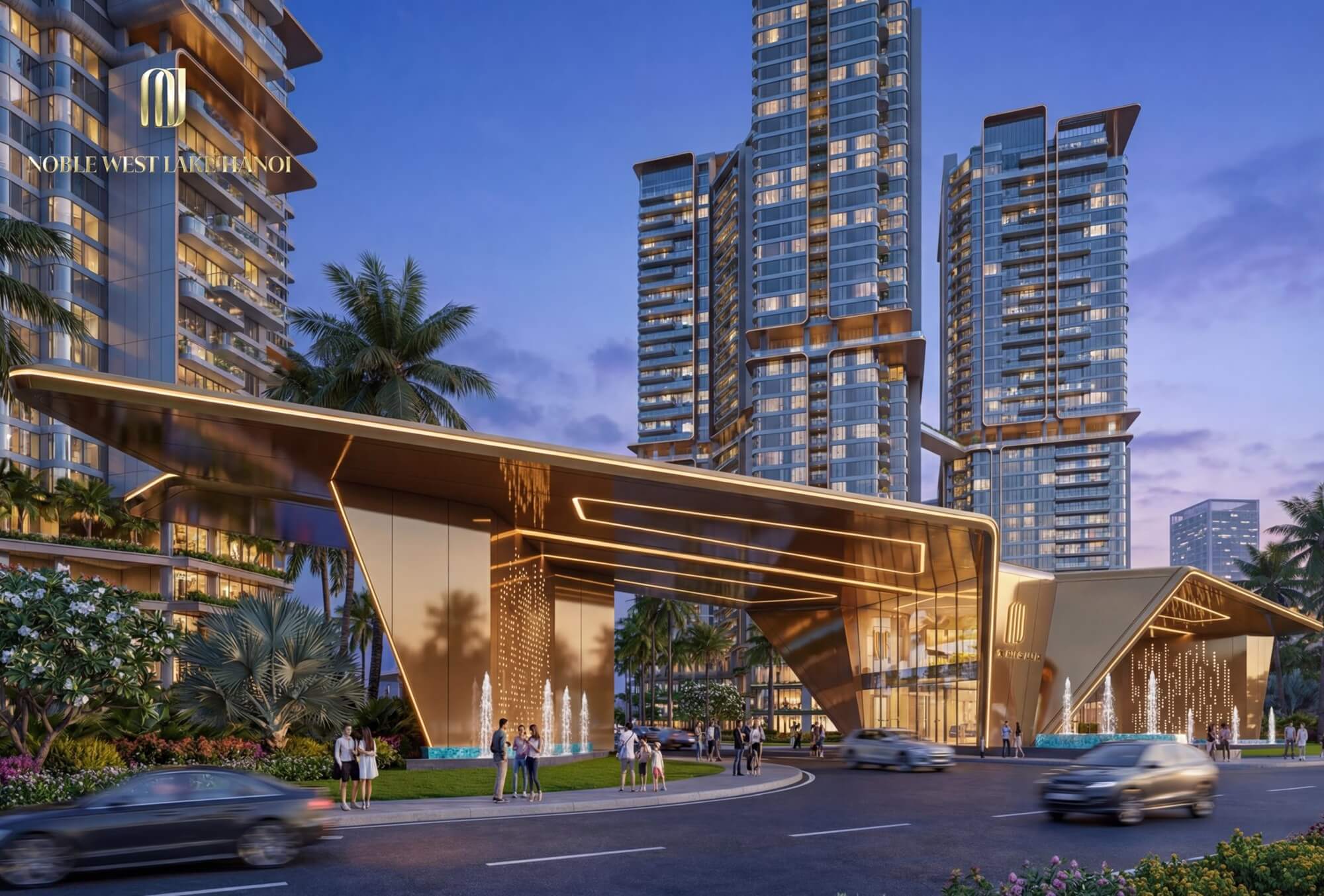tiện ích dự án noble west lake hanoi ciputra tây hồ