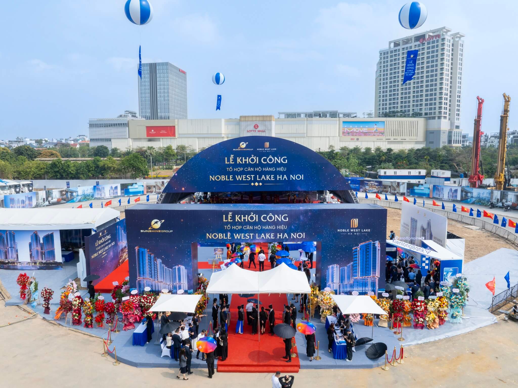 Sunshine Group khởi công dự án Noble West Lake Ha Noi tại khu đô thị Ciputra