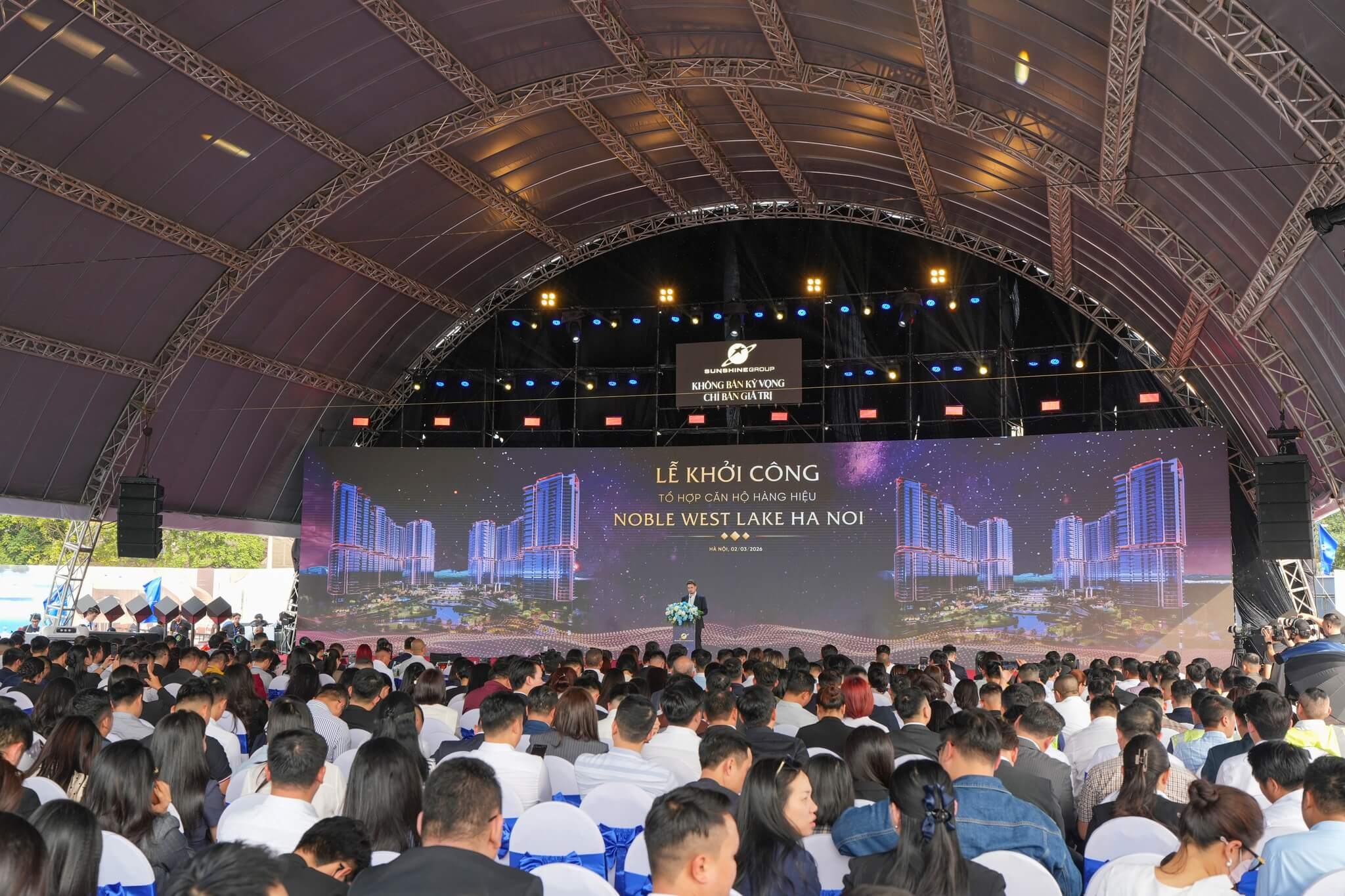 Sunshine Group chính thức khởi công dự án Noble West Lake Ha Noi tại khu đô thị Ciputra